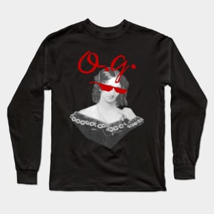 Mary Shelley, the OG--Original Goth Long Sleeve T-Shirt